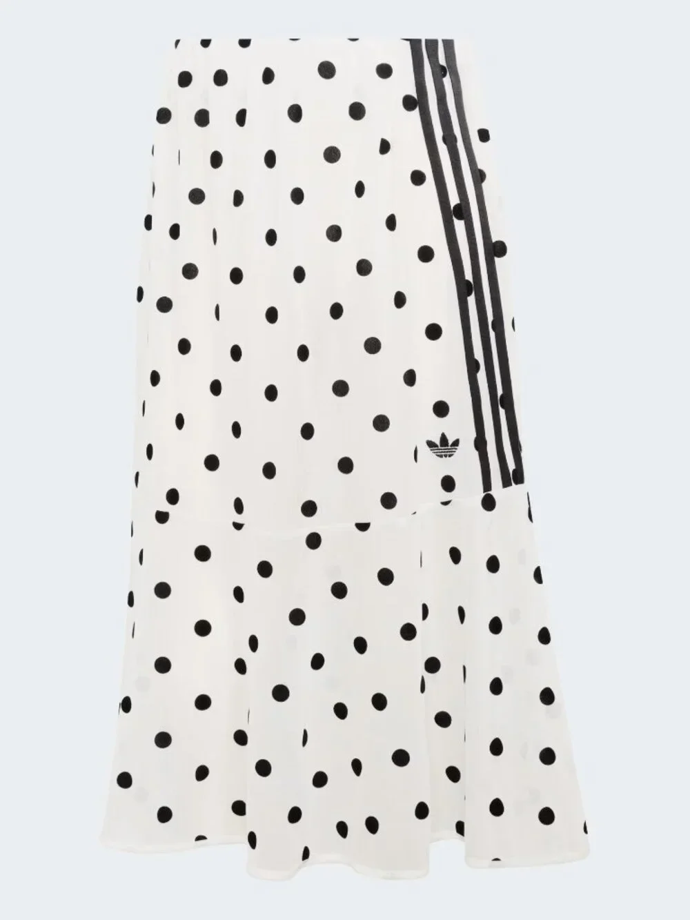 Adidas White Sheer Midi Skirt with Polka Dots NWT - Picture 2 of 6